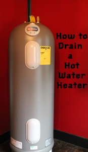 How to Drain a Hot Water Heater - Beeb-Log | Oregon Coast Blogger